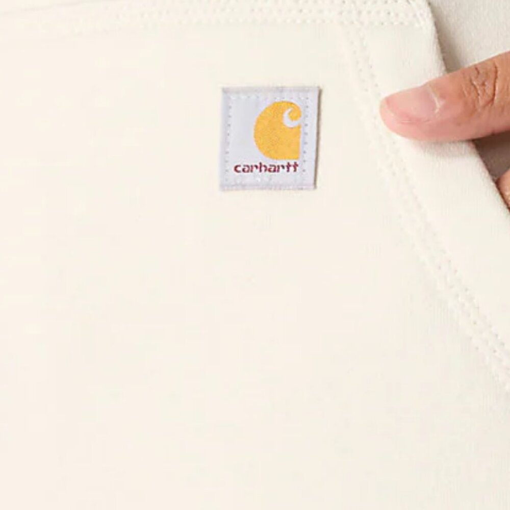 NWT Carhartt Women's Relaxed Fit Midweight Logo Sleeve Graphic Hoodie 2XL - Picture 3 of 5